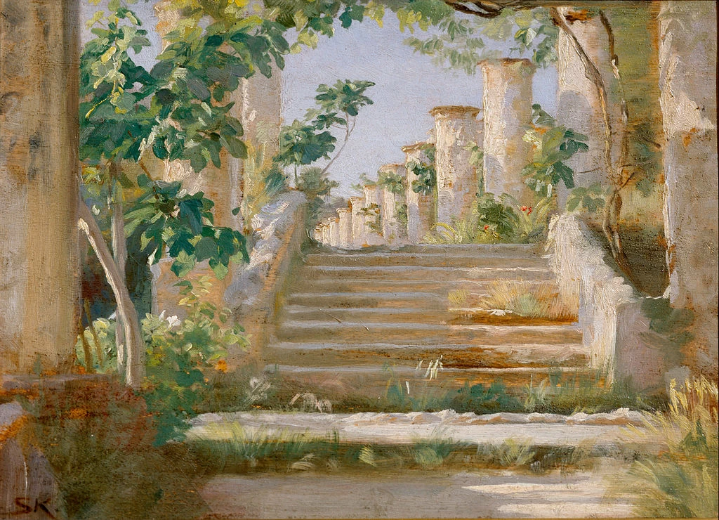 Loggia a Ravello - Collezione Hirschsprung, Copenaghen